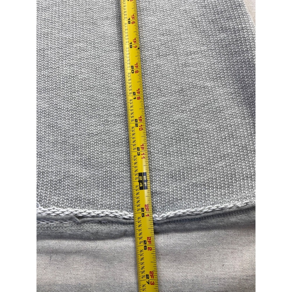 Soft Surroundings Just Beachy Hooded Henley Womens sz S Gray Pullover Top Spring - Picture 14 of 15